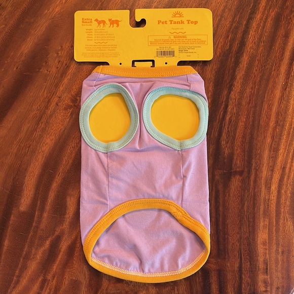 Sun Squad Hello Summer Pet Tank Top XS - Picture 2 of 3